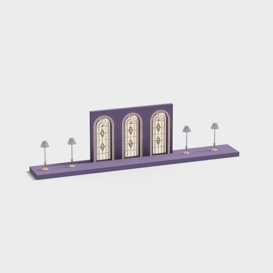 Vintage Corridor 3D model