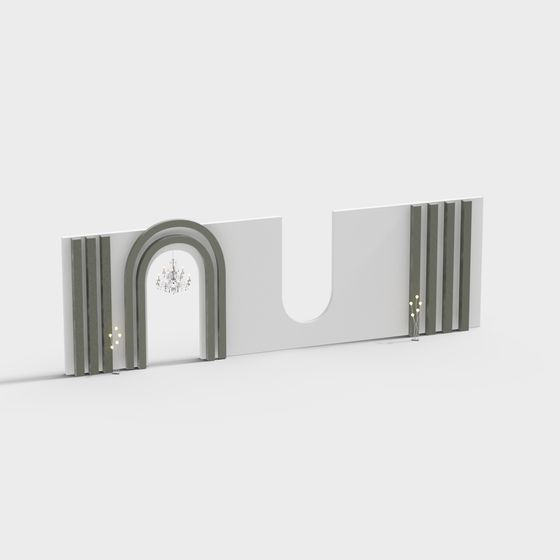 Urban Gateway 3D model for Creative Projects