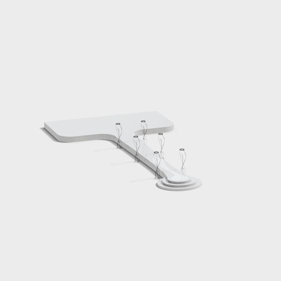 Sleek Display Stand 3D model
