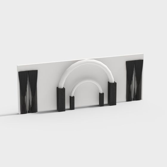 Arch Stage 3D model for Modern Design