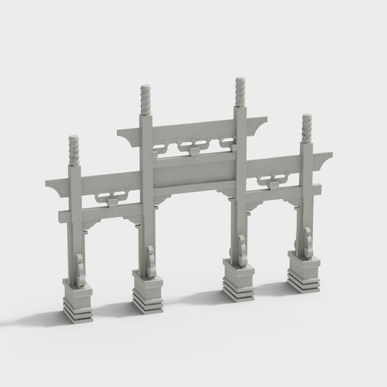 Ancient Charm Archway 3D model