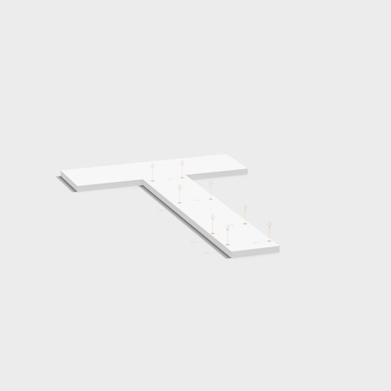 Modern Minimalist Staircase 3D model