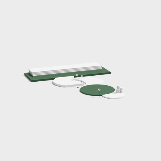 Minimalist Podiums 3D model