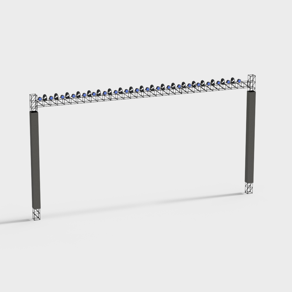 Stage Lighting Rig 3D model for Creative Projects