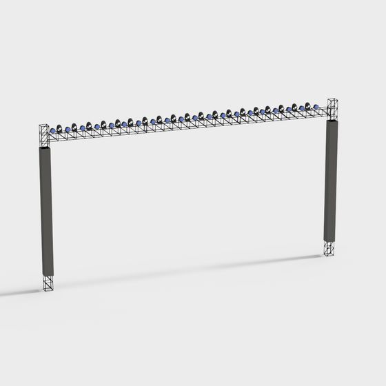 Stage Lighting Rig 3D model for Creative Projects