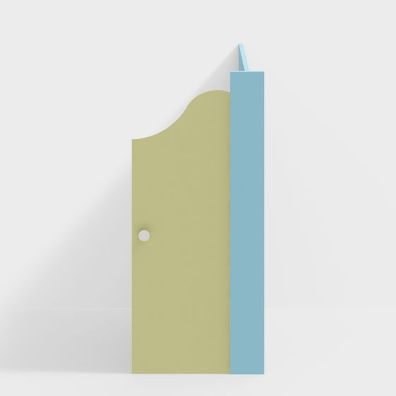 Arc Door Low-Poly 3D model