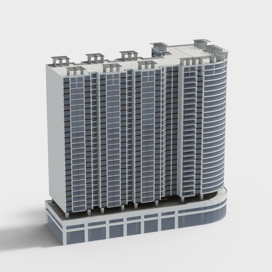 Urban Tower 3D model