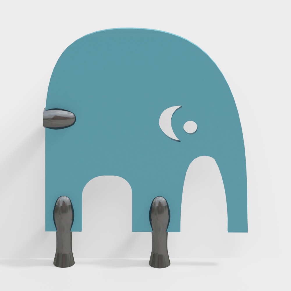 Kindergarten boy urinal partition