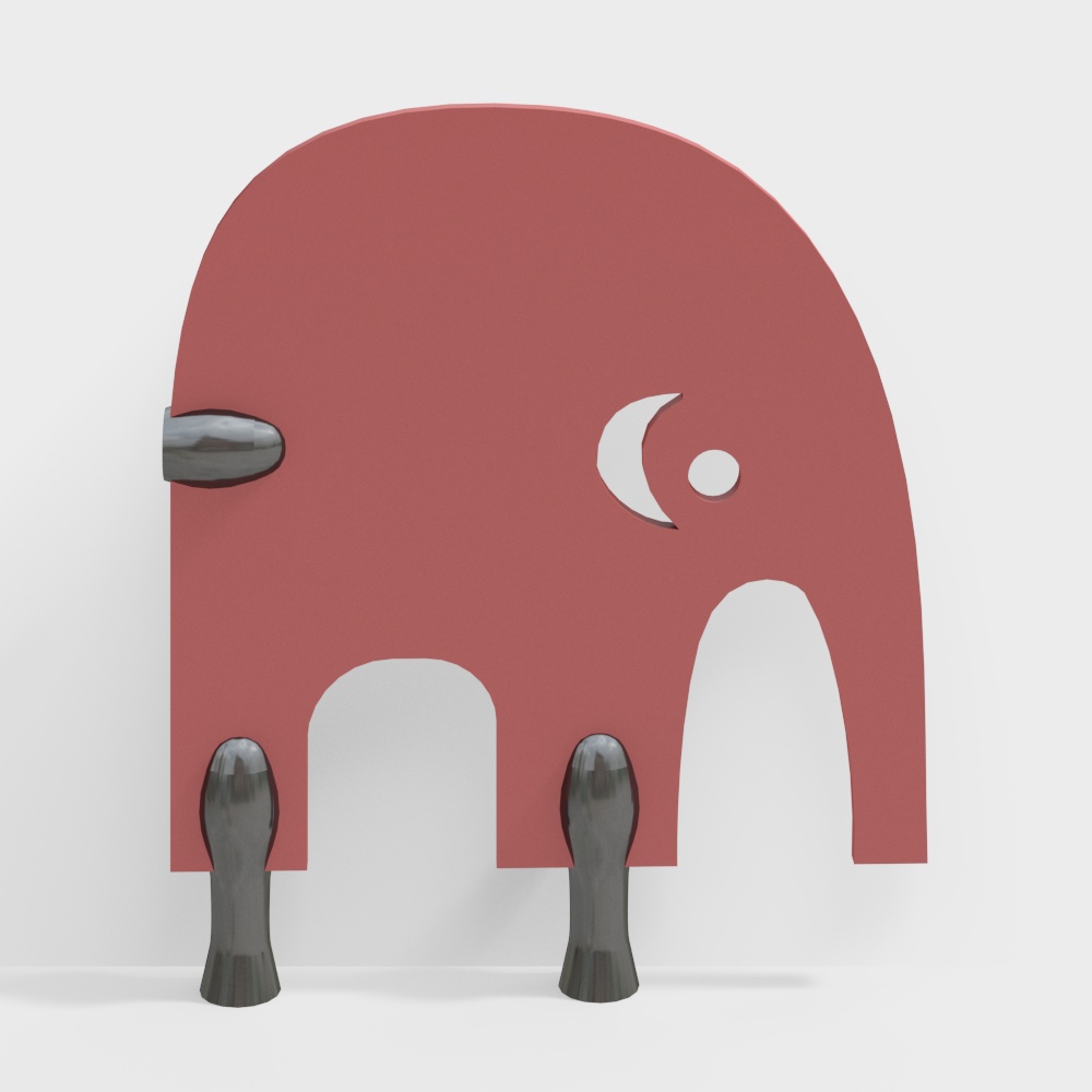 Kindergarten boy urinal partition