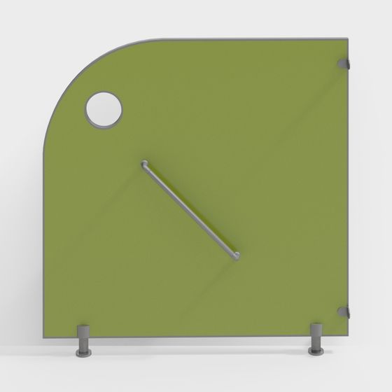 Divisorio para baño infantil con pasamanos para jardín de infantes