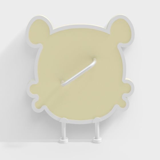 Charming Low-Poly Clock 3D model for Various Projects