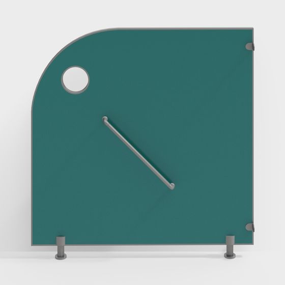 Divisorio para baño infantil con pasamanos para jardín de infantes