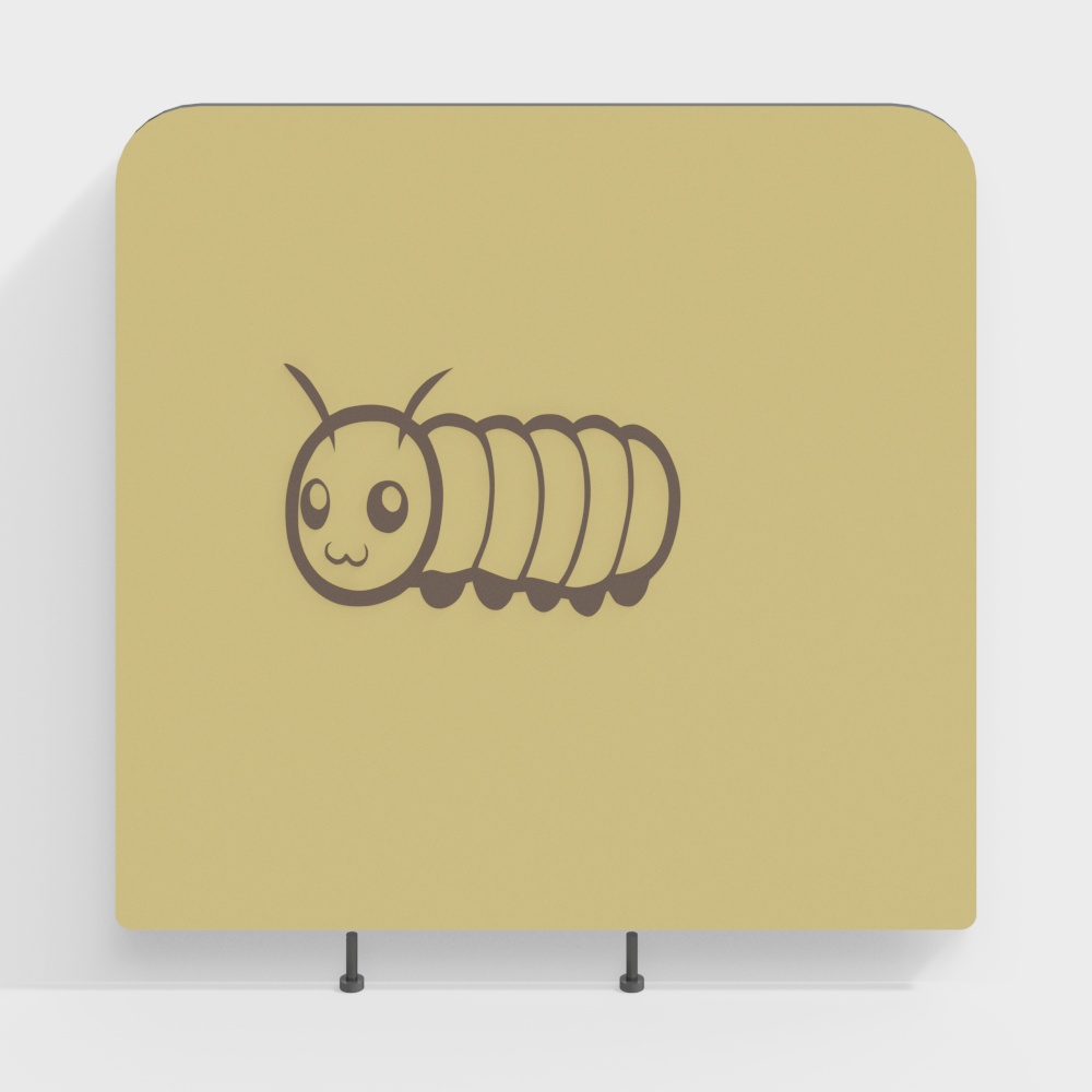 Kindergarten children's toilet partition baffle