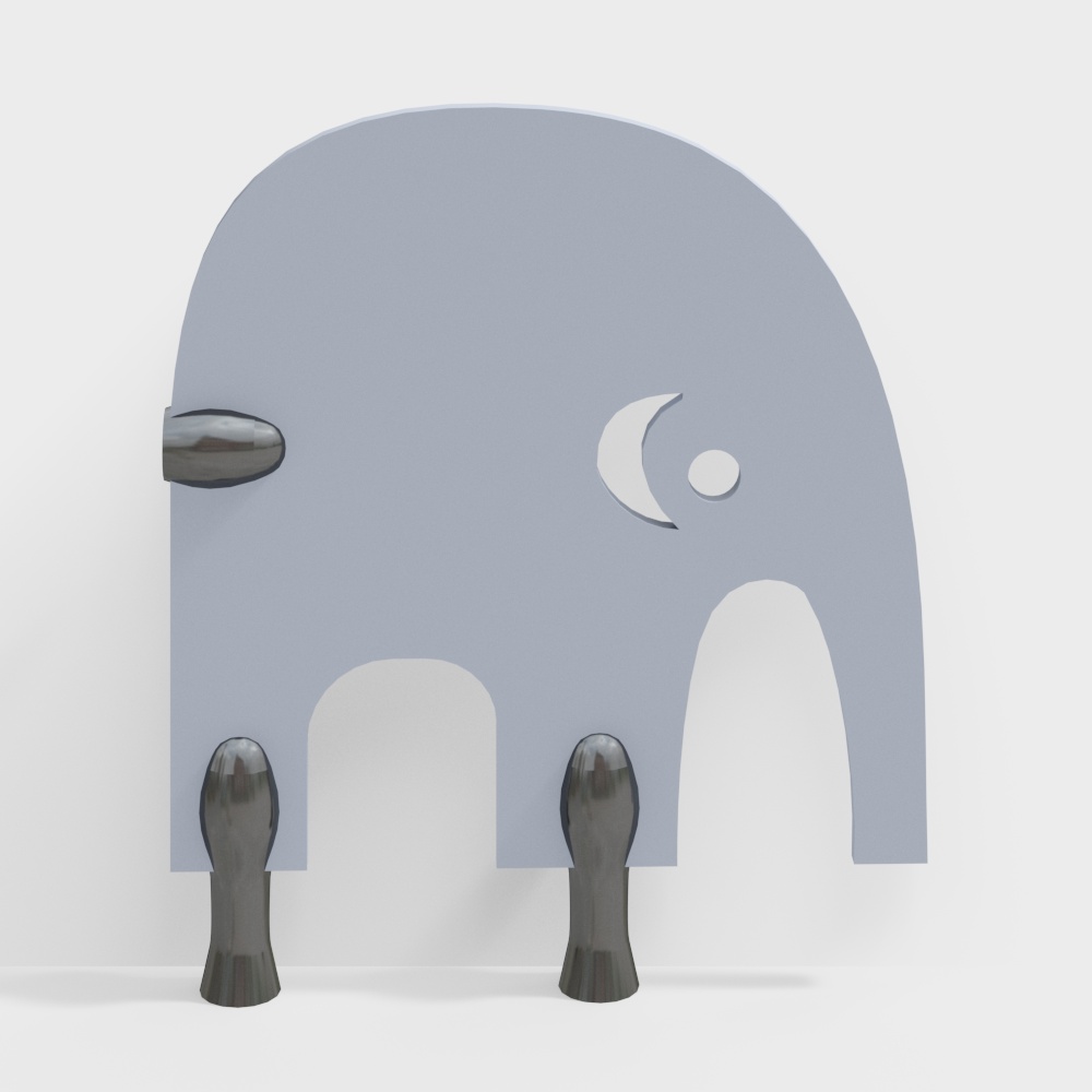 Kindergarten boy urinal partition