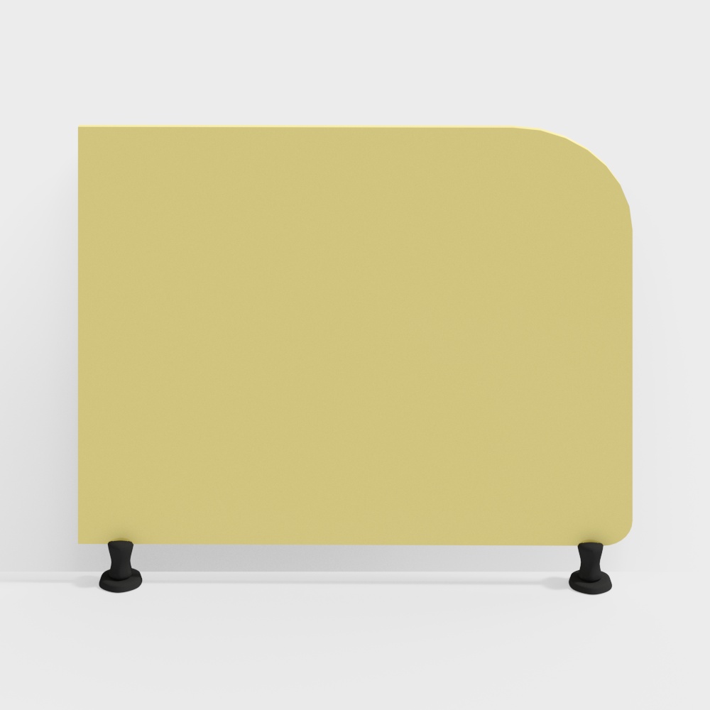 Kindergarten children's toilet partition baffle