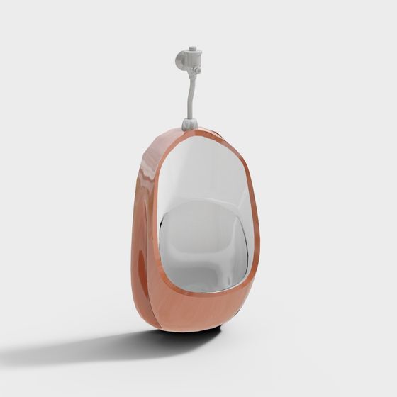 Futuristic Wall-Hung Toilet 3D model