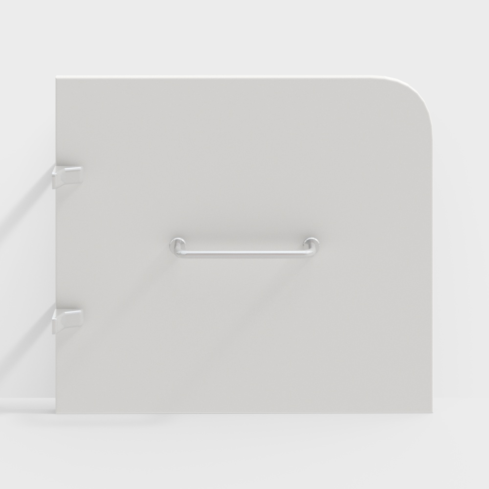 Kindergarten children's toilet partition with handrails