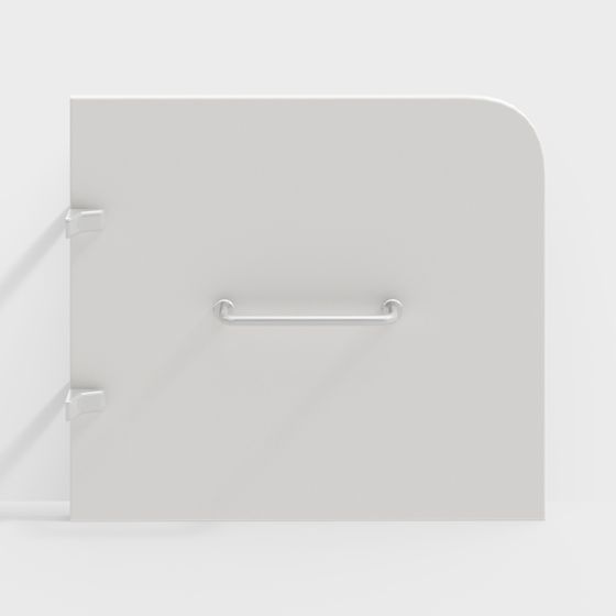 Minimalist Door 3D model for Creative Projects