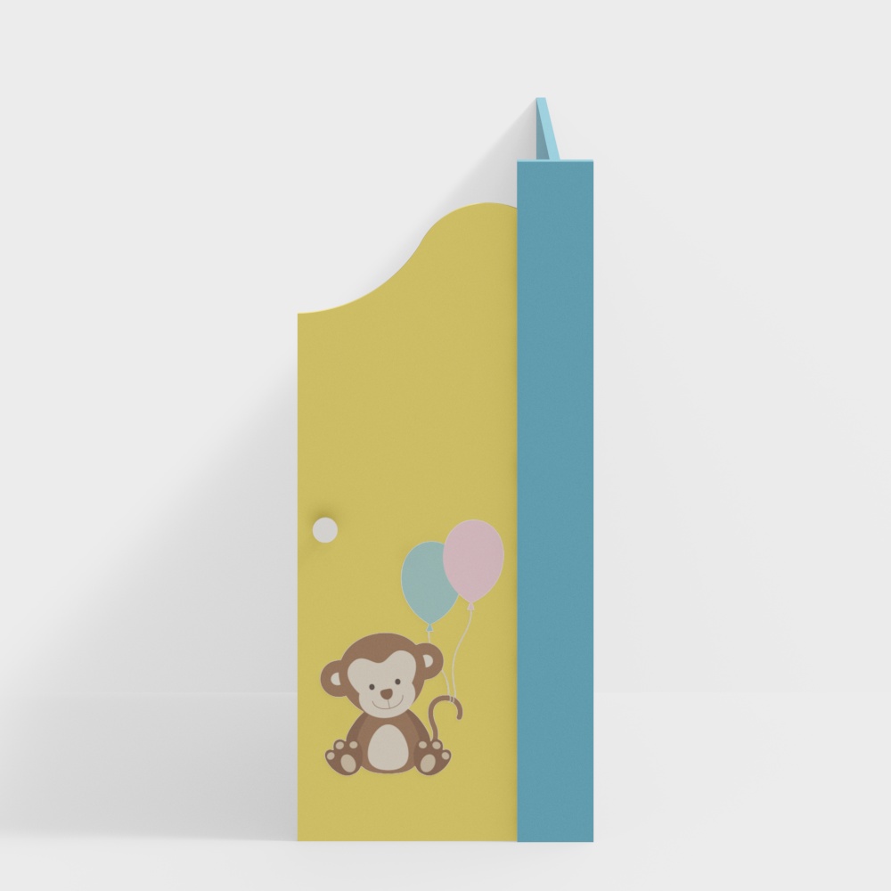 Kindergarten children's toilet partition