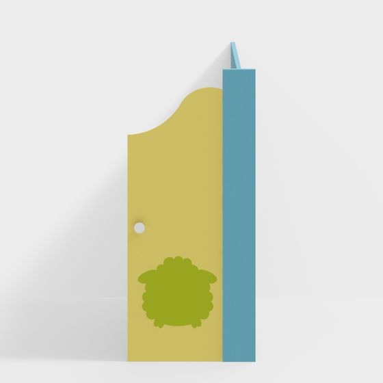 Colorful Door 3D model