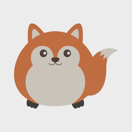 Cuddly Fox 3D model for Creative Projects