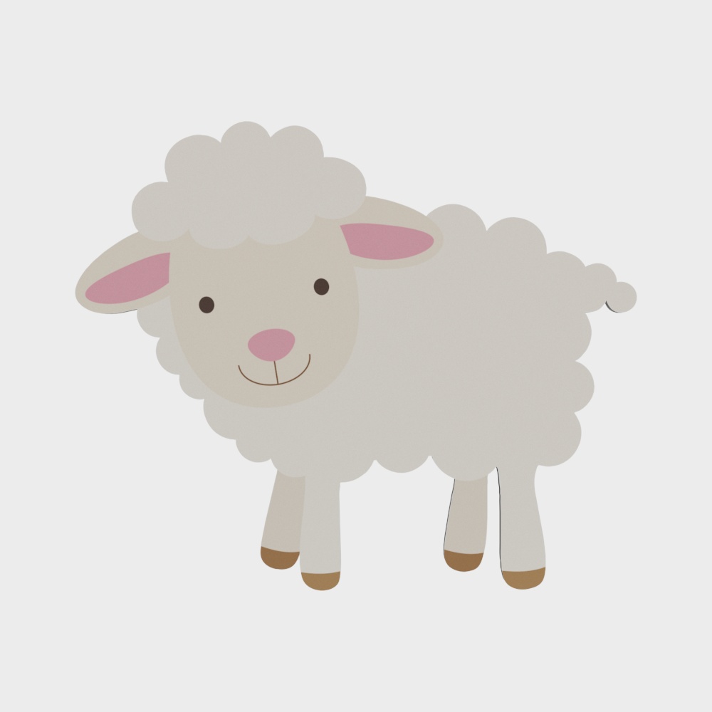 유치원 만화 동물 벽 스티커