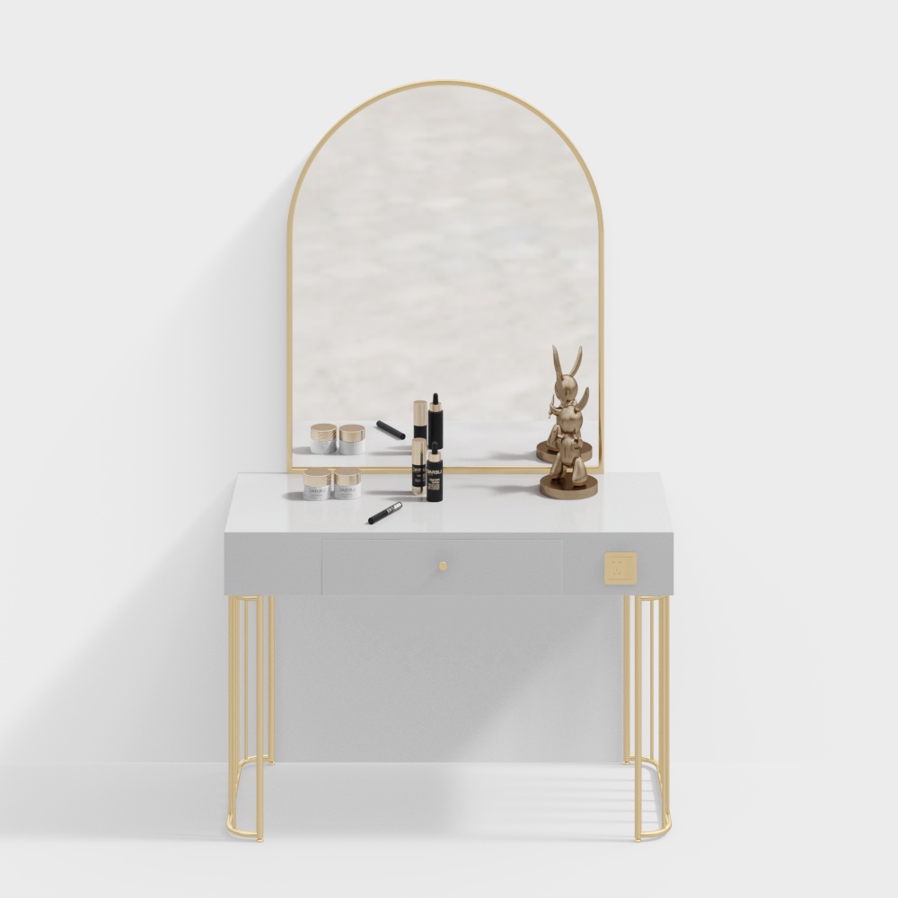 Powder room dressing table