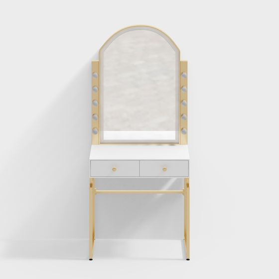 Elegant Vanity Table 3D model for Modern Interiors