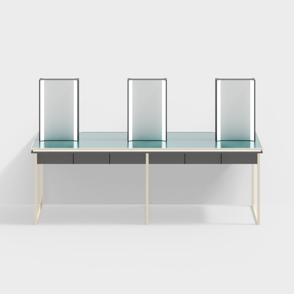 파우더 룸용 이중면 화장 거울 화장대