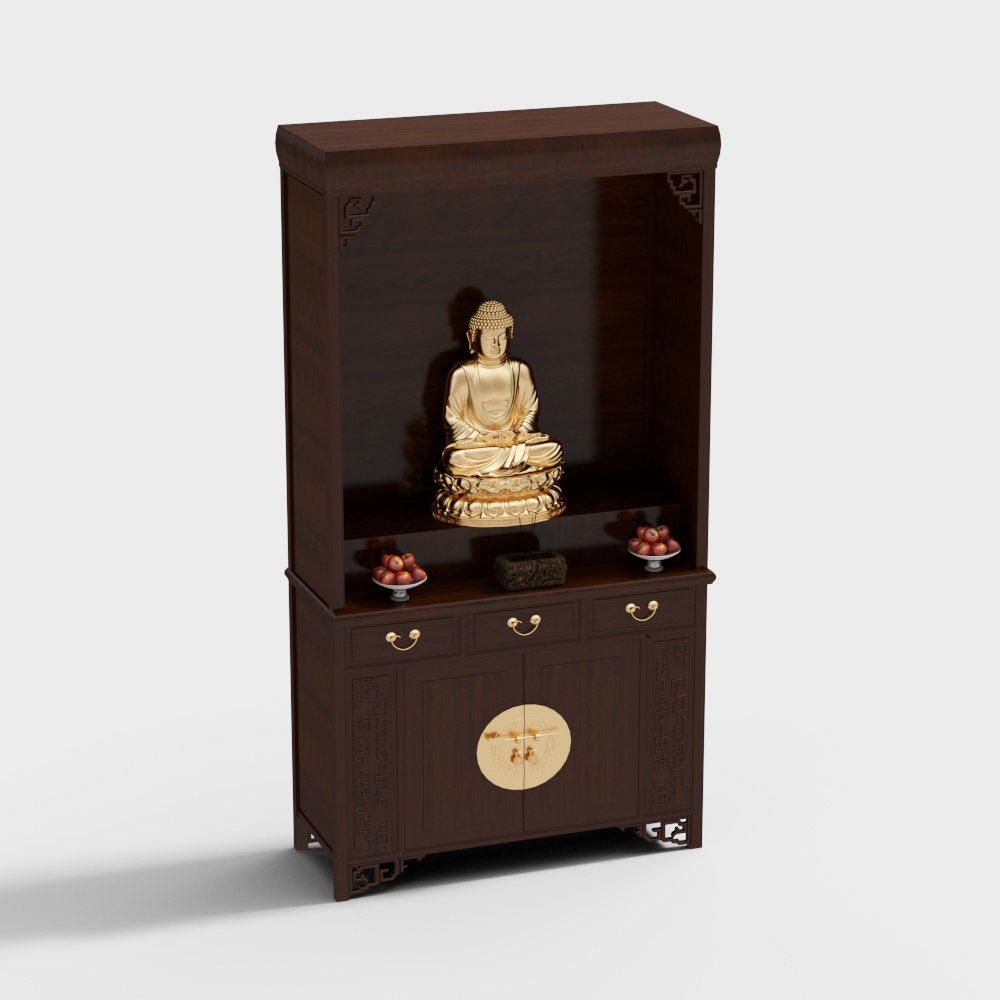 Buddhist shrine Cabinet