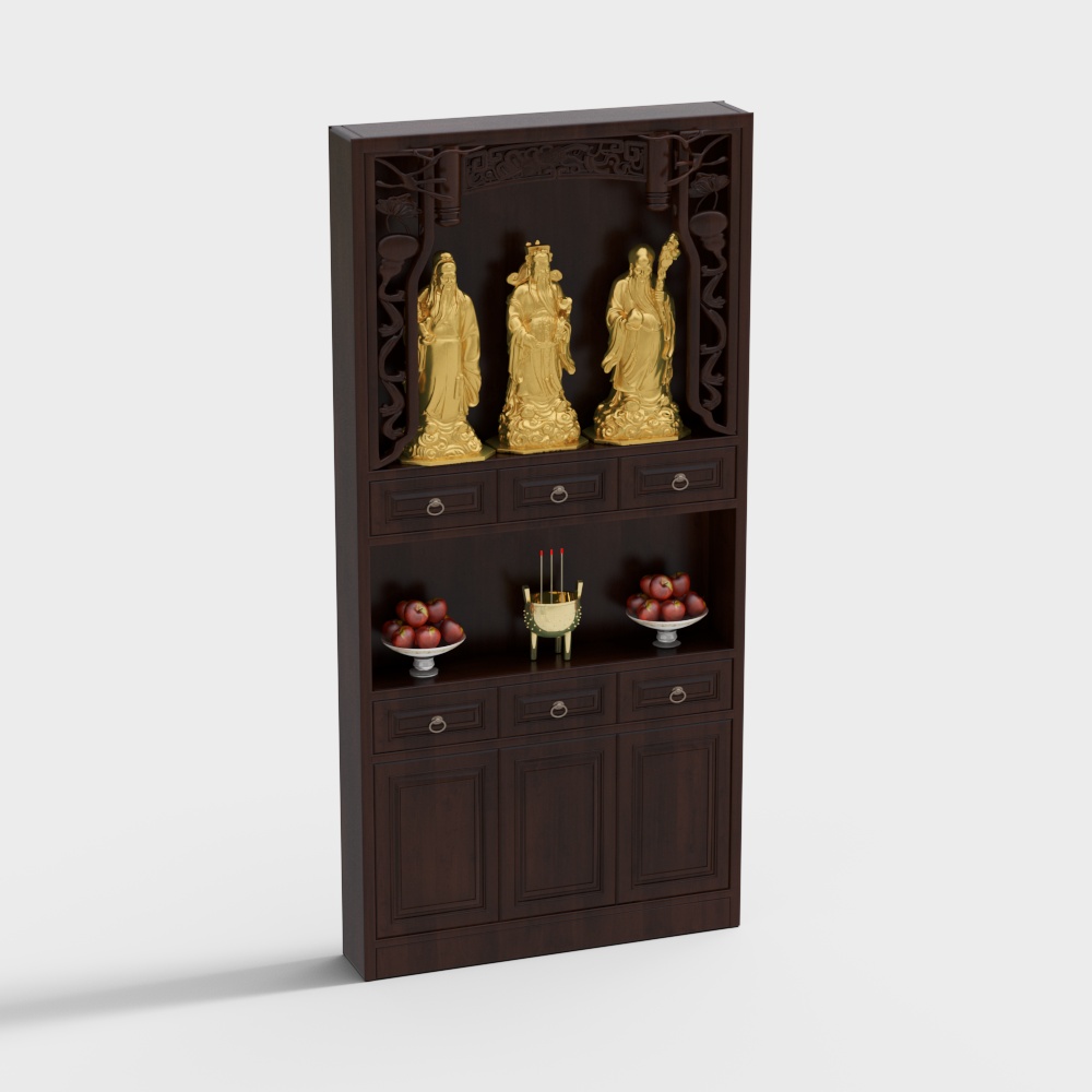 Classic Altar 3D model with Cultural Elegance