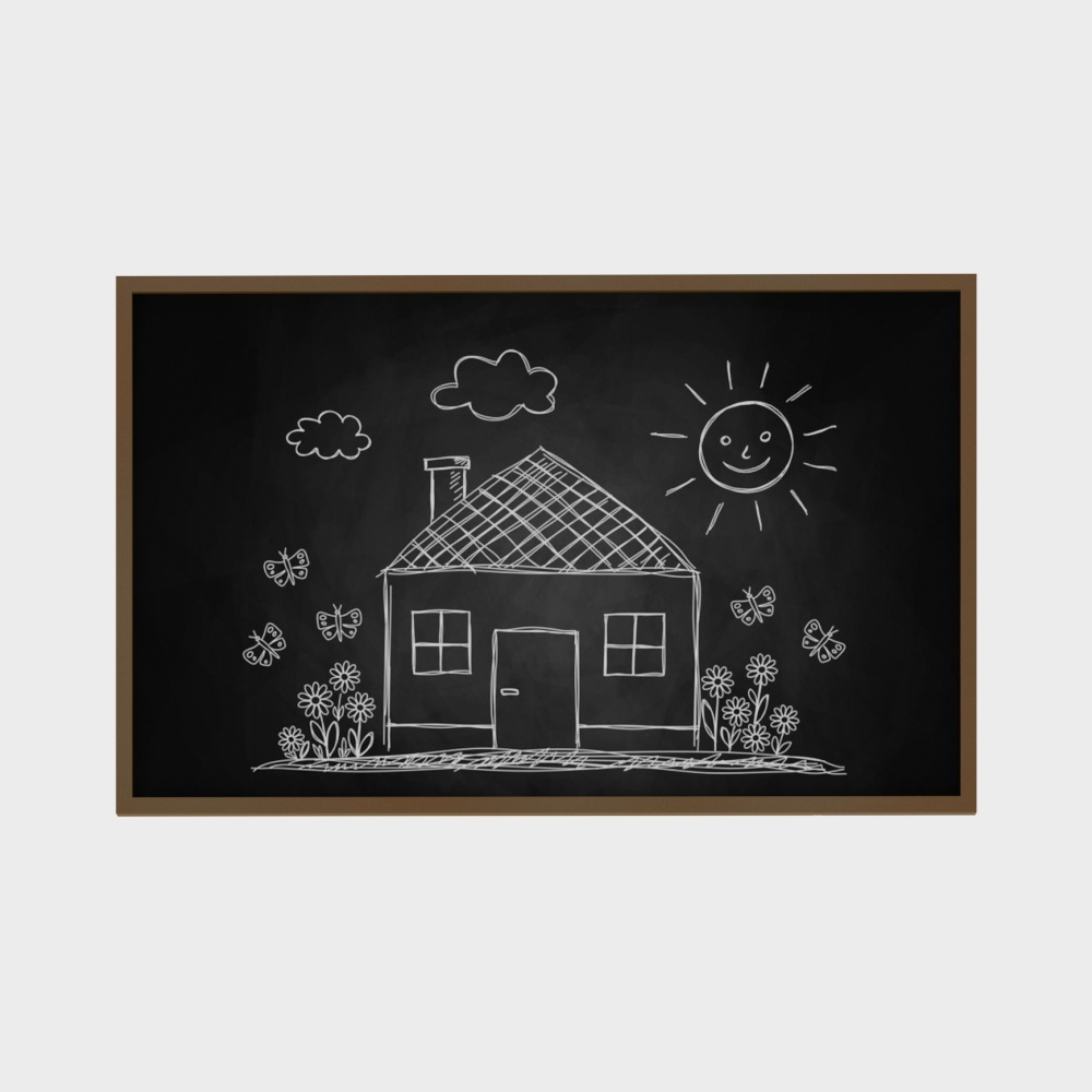kindergarten blackboard
