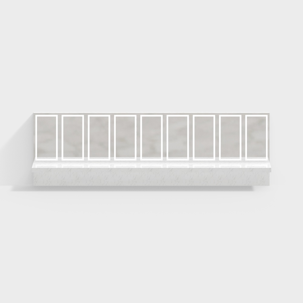 Table longue de maquillage de la salle de théâtre