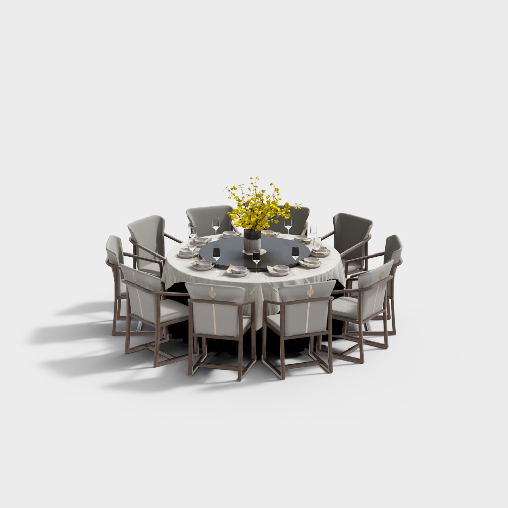 Tables et chaises d'un mariage moderne exquis de villa