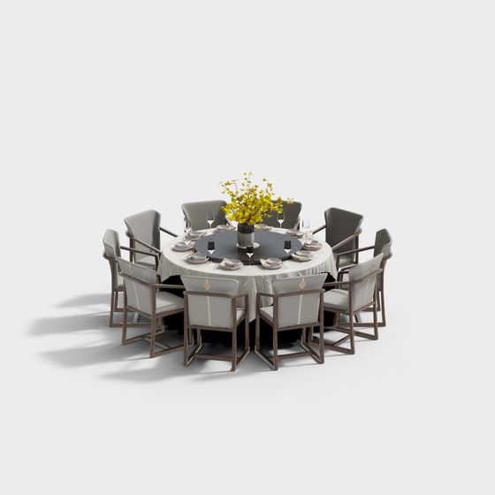 Tables et chaises d'un mariage moderne exquis de villa