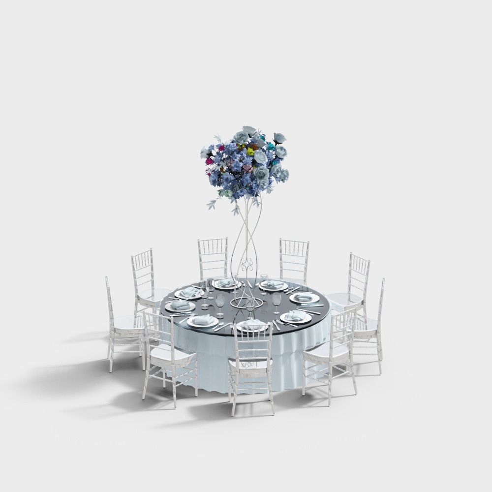 Modern wedding exquisite tables and chairs