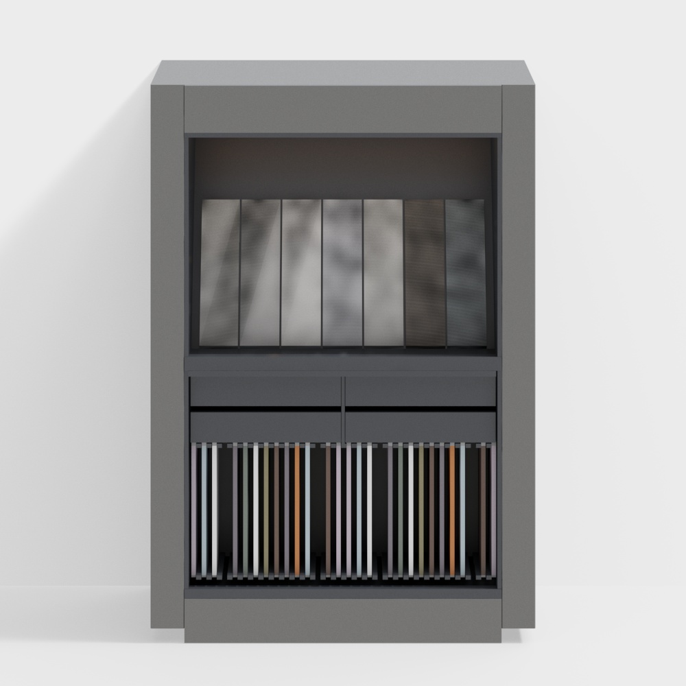 샘플 디스플레이 캐비닛