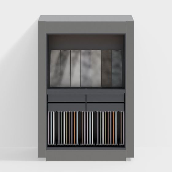 Urban Bookshelf 3D model