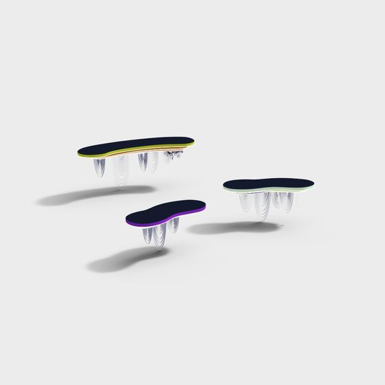 Futuristic Hoverboard 3D model