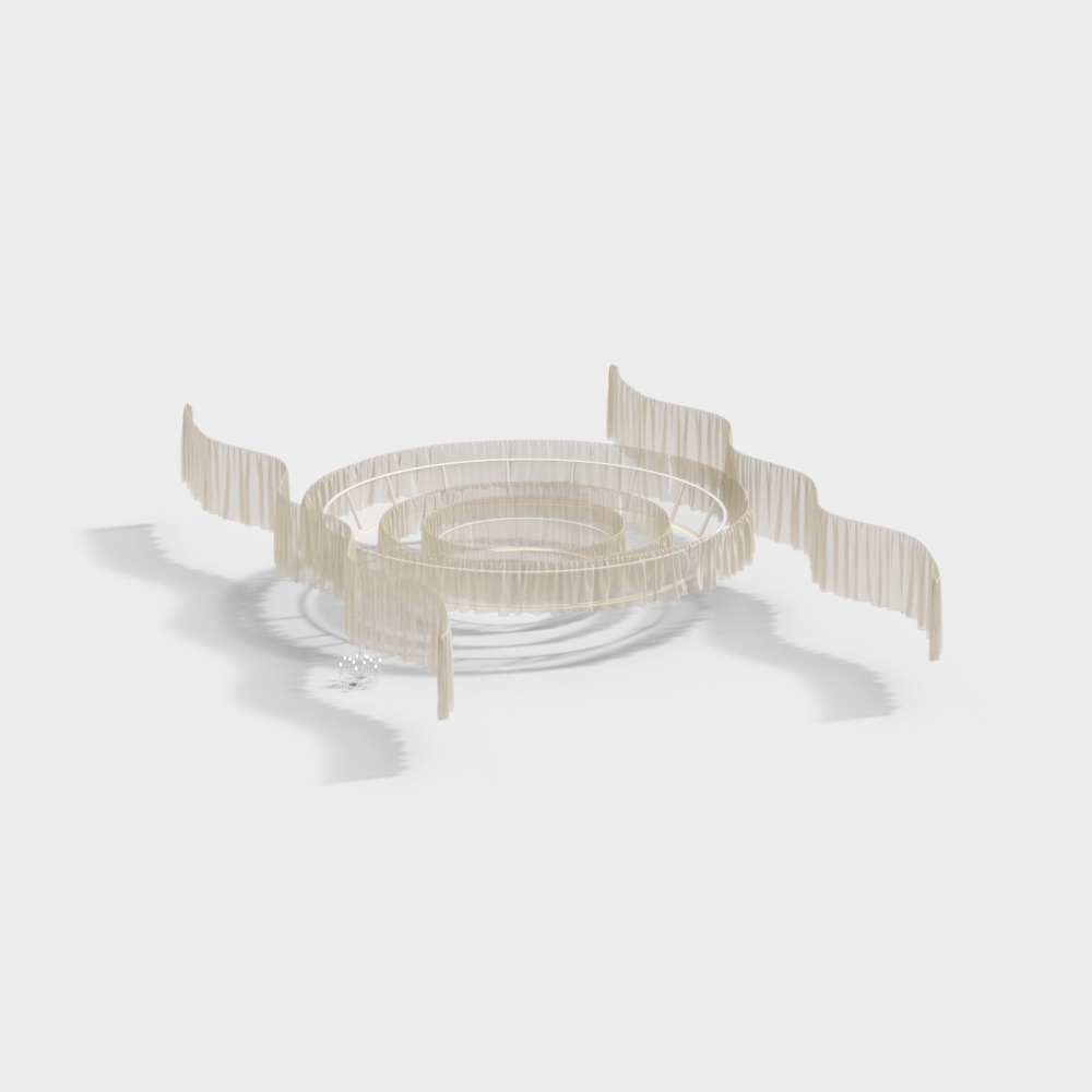 Hotel modern wedding dome decoration