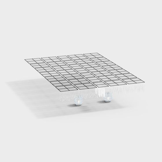 Ice Crystal Throne 3D Model