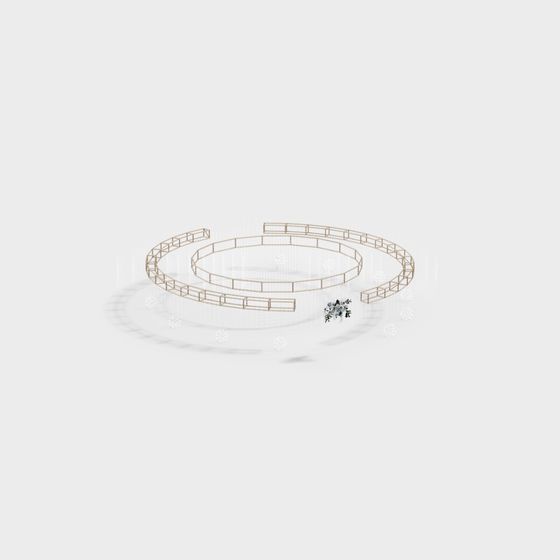 Stylish Ring Stage 3D model for Creative Projects