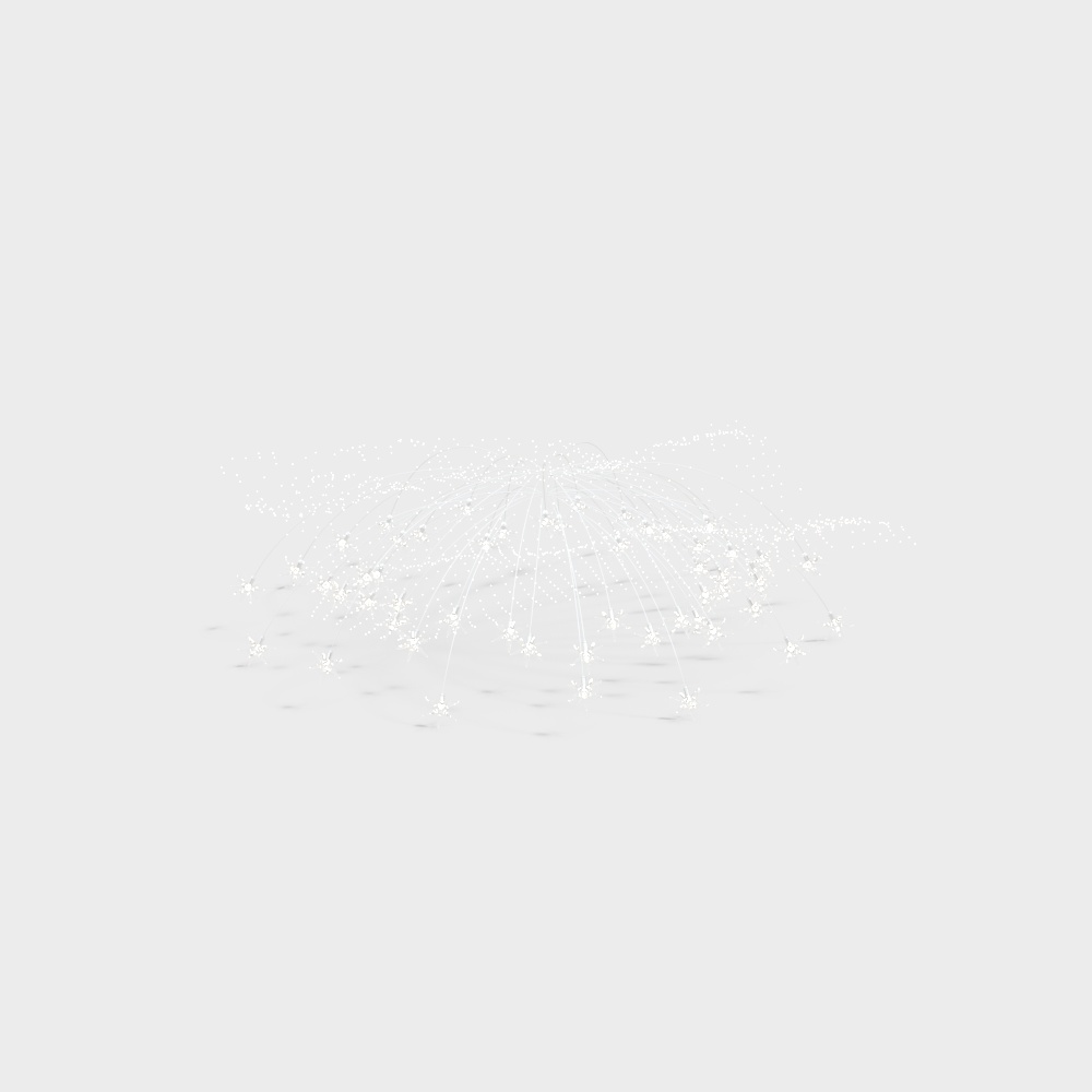 Interior modern wedding dome decoration