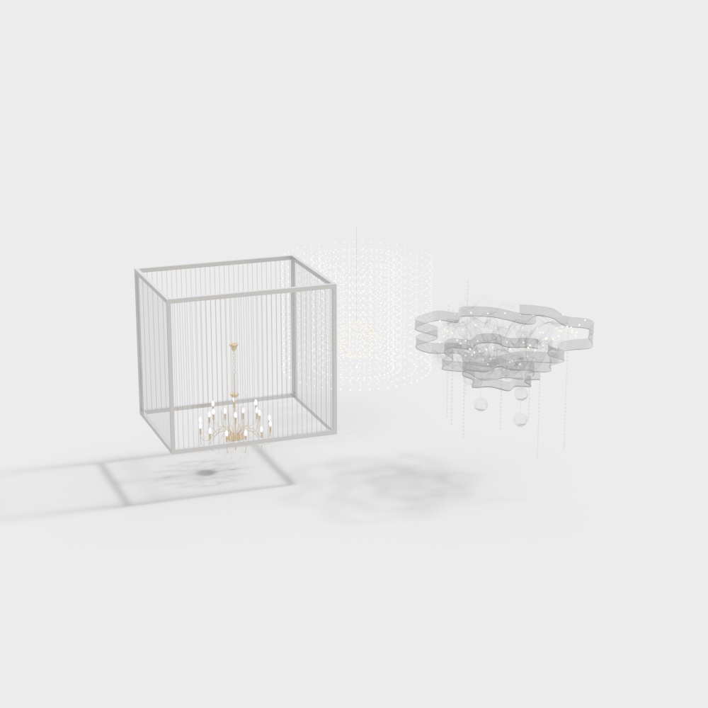 Hotel modern wedding dome decoration