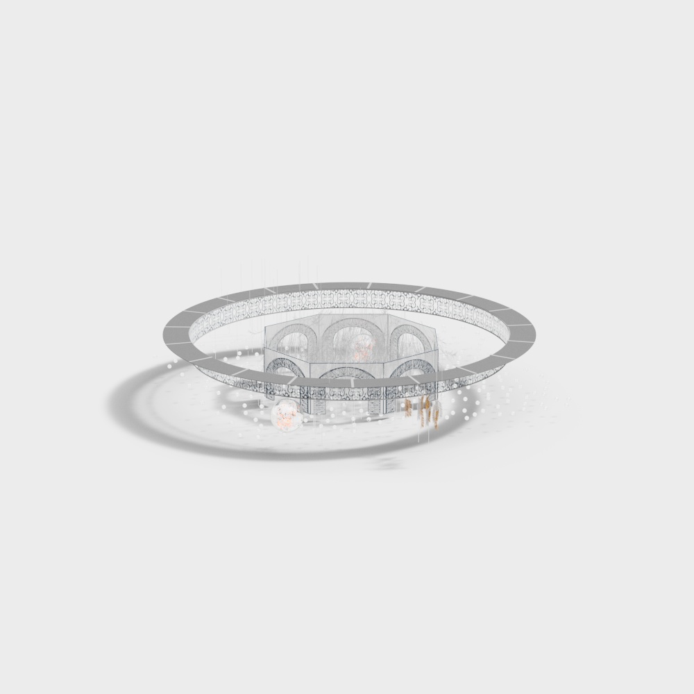 Modern wedding ceiling decoration