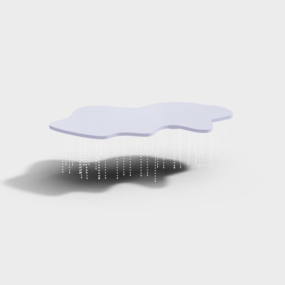 Rain Cloud 3D model for Creative Projects
