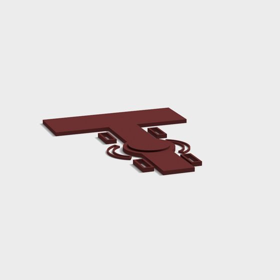 Abstract Geometric Sculpture 3D model