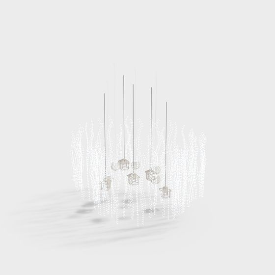 Starlight Chandelier 3D model