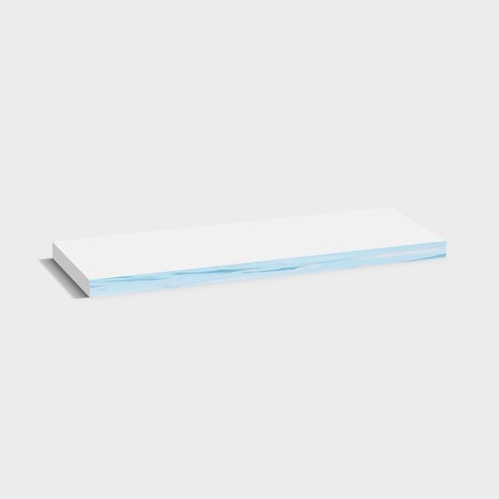 Water Wave Shelf 3D model