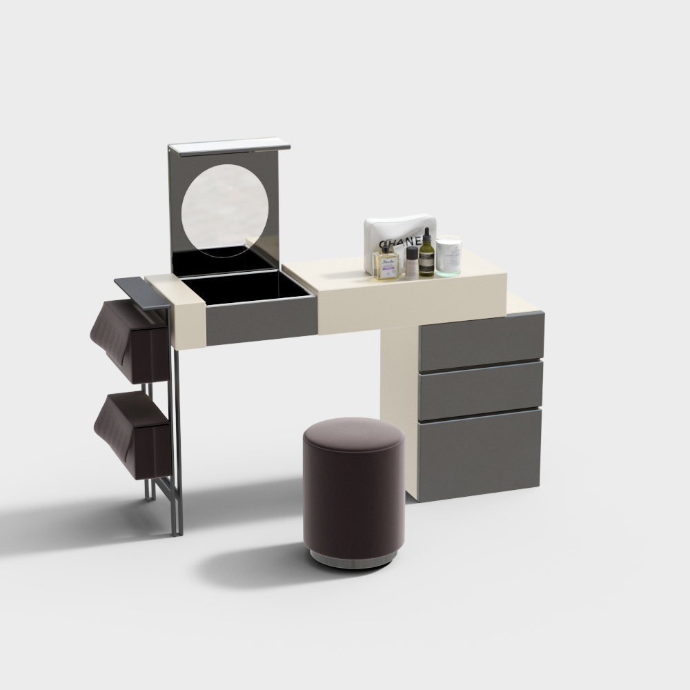 table de maquillage de scène